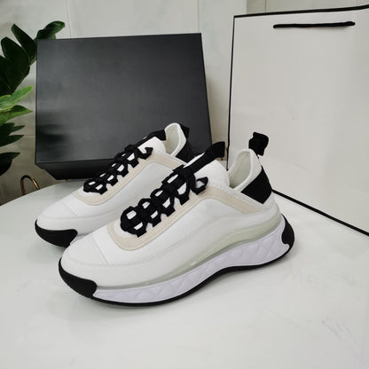 Daddy Shoes Women's Stitching Casual Sports Women's Shoes White Shoes Thick-soled Light Zenggao Women's Shoes