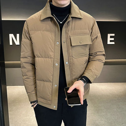 Men's Fashion Personalized Fashionable All-match Down Jacket